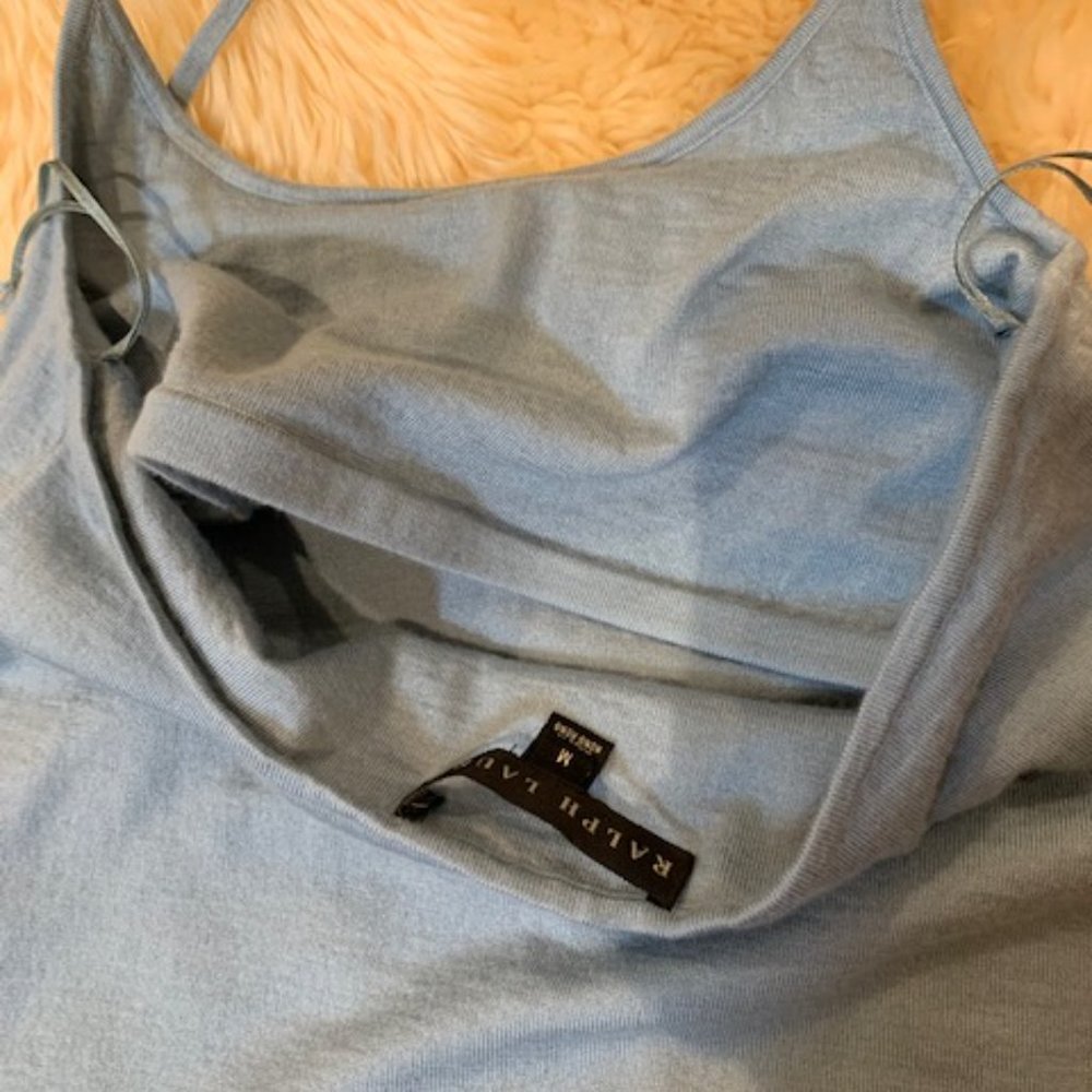 Ralph Lauren Black Label Cashmere Silk Halter Dress - Picture 8 of 15